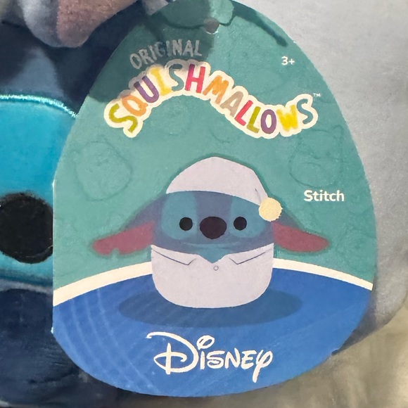 Squishmallow 8” Pajama Stitch Plush Toy Disney NWT - Picture 3 of 3